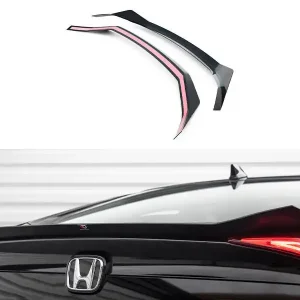 Vysoce Kvalitní Honda Civic Mk10 17-23, prodloužení spoileru, Maxton Design