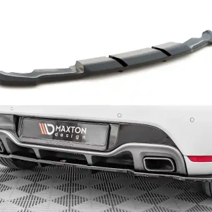 Nízká Cena Renault Clio RS Mk4, středový spoiler pod zadní nárazník s žebrováním, Maxton design