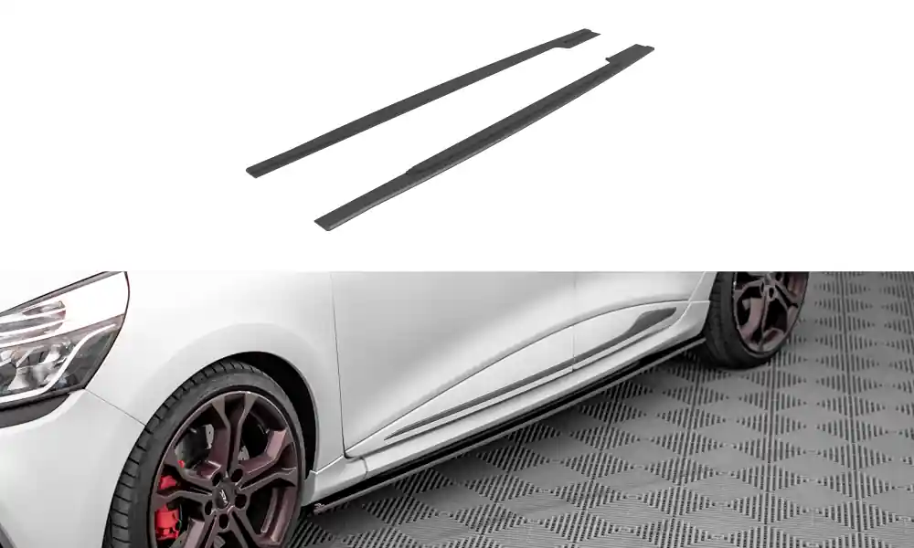 Renault Clio RS Mk4, "Street Pro" difuzory pod boční prahy, Maxton design Aktuální