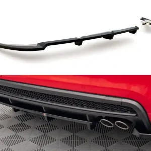 Fiat 500X Mk1 Facelift Sport, středový spoiler pod zadní nárazník s žebrováním, Maxton Design Speciální Cena