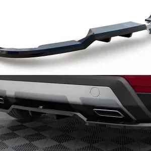 Expresní Doručení Seat Arona Mk1 FR, středový spoiler pod zadní nárazník s žebrováním, Maxton Design