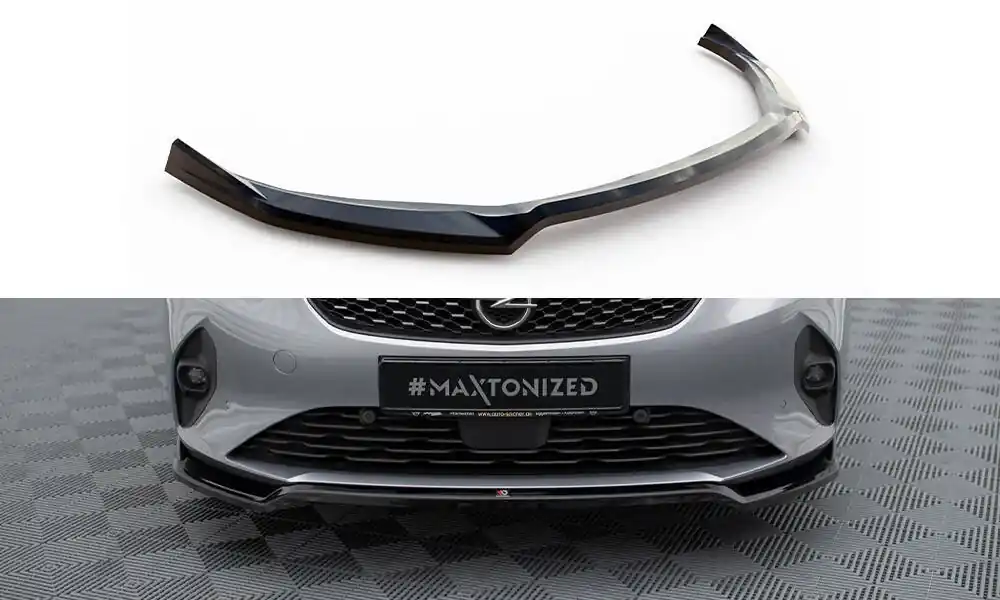 Opel Corsa F (Mk6), spoiler pod přední nárazník ver.2, Maxton Design Nejlepší Volba