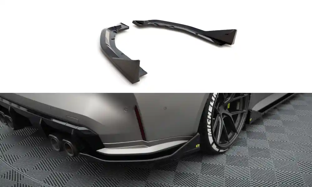 BMW řada M4 G82, boční difuzory pod zadní nárazník v.3 csl look, Maxton Design Akční Cena