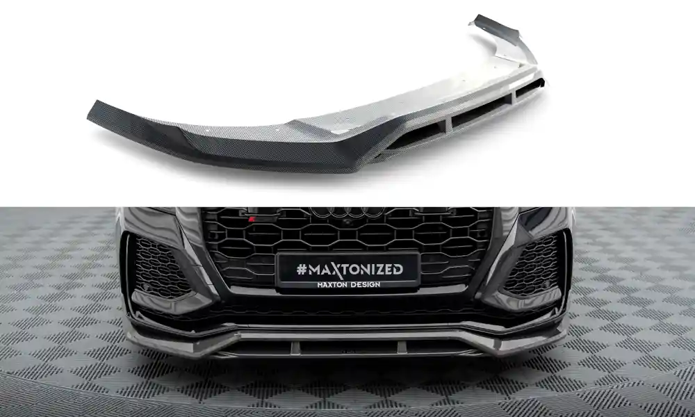 Koupit Online Audi RSQ8 Mk1, karbonový spoiler pod přední nárazník, Maxton Design