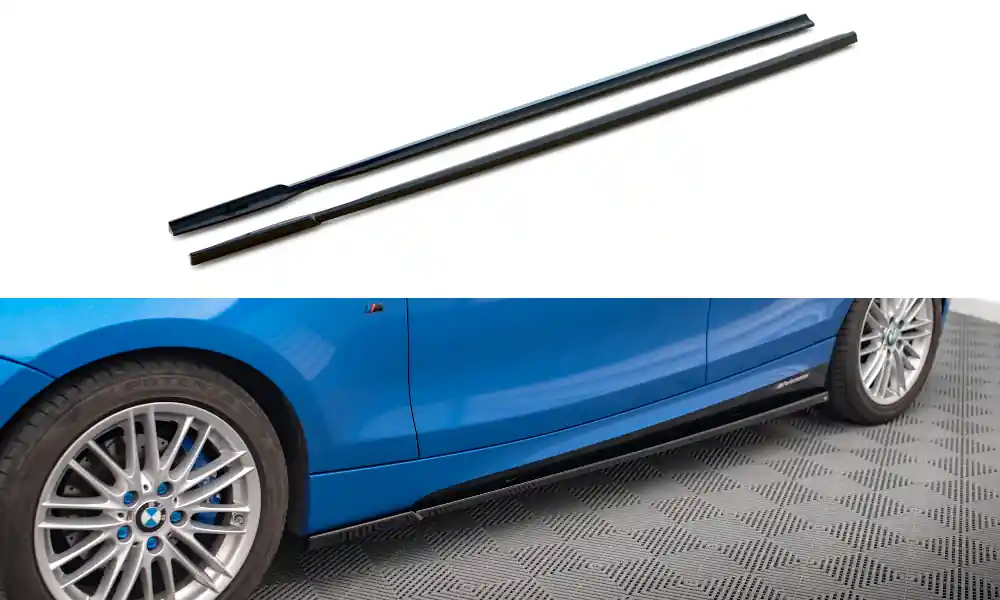Víkendová Akce BMW řada 1 E87 Facelift M-Pack, difuzory pod boční prahy, Maxton Design