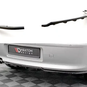 Nízká Cena BMW řada 1 E81 Facelift, středový spoiler pod zadní nárazník s žebrováním, Maxton Design