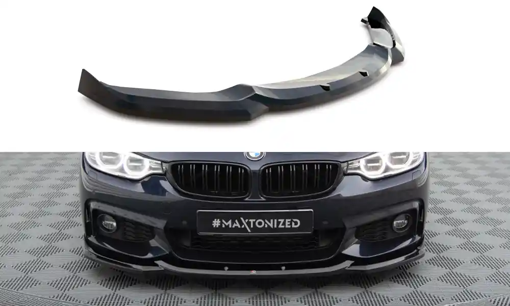 Sezónní Sleva BMW řada 4 F36 M-Pack, spoiler pod přední nárazník ver.2, Maxton Design