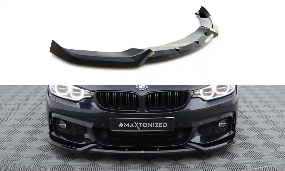 Vysoce Kvalitní BMW řada 4 F36 M-Pack, spoiler pod přední nárazník, Maxton Design