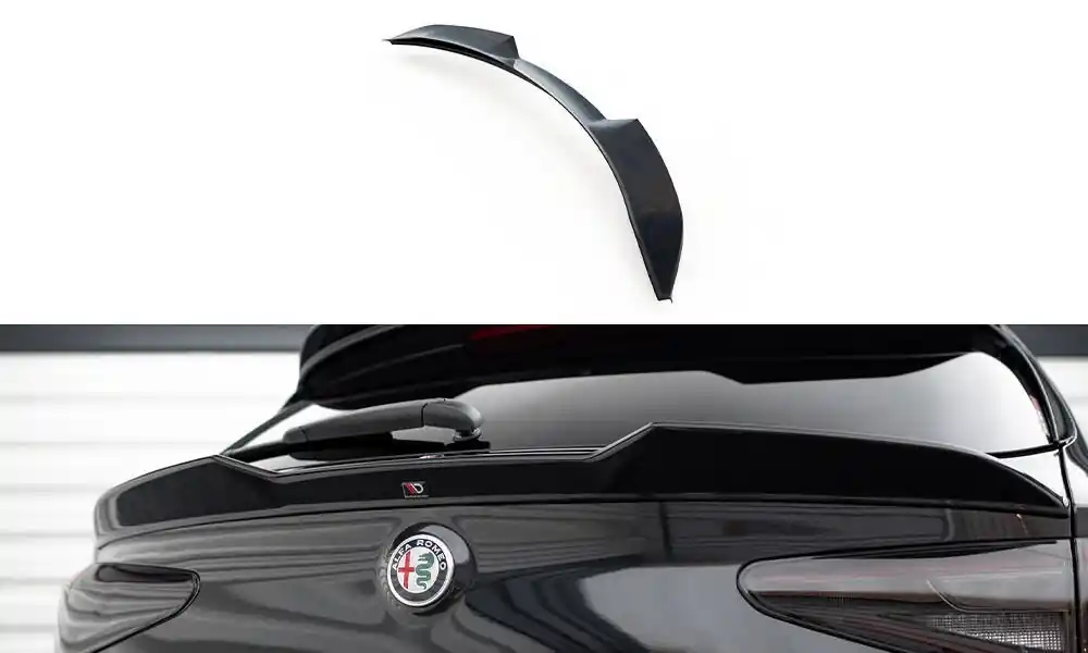 Alfa Romeo Stelvio Quadrifoglio, spodní prodloužení spoileru 3D, Maxton Design Super Cena