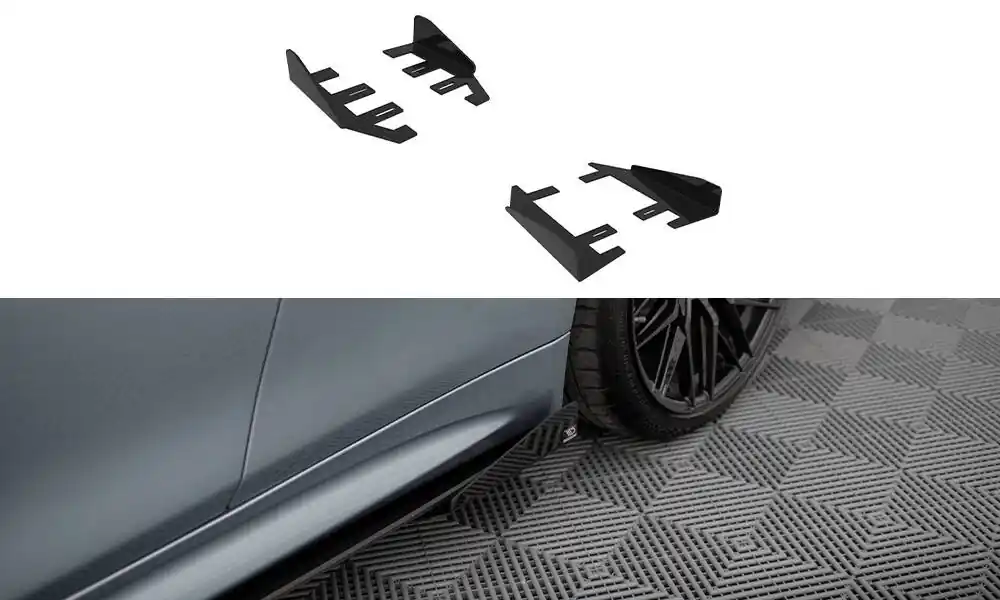 Koupit Online BMW řada 4 F32 M-Pack Coupe, křidélka bočních difuzorů, Maxton design