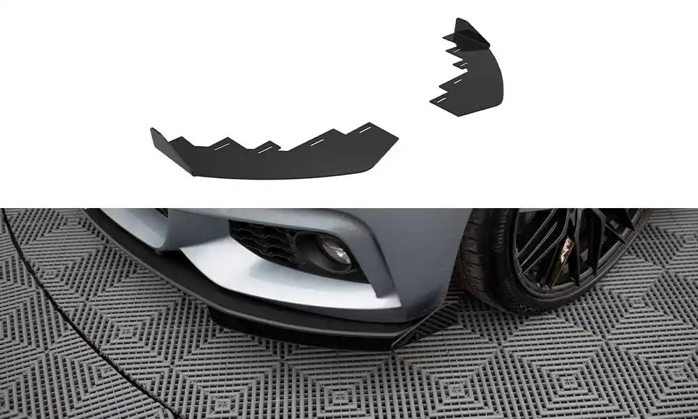 BMW řada 4 F32 M-Pack Coupe, rohové spoilery pod přední nárazník, Maxton design Nakupujte Hned