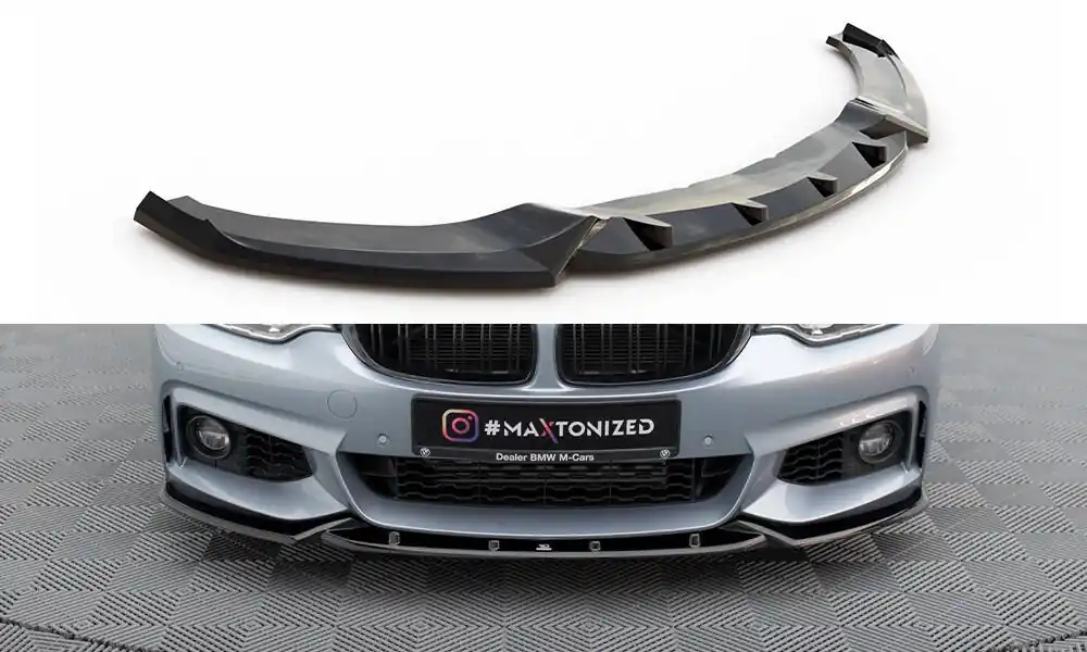 Tovární Cena BMW řada 4 F32 M-Pack Coupe, spoiler pod přední nárazník ver.3, Maxton design