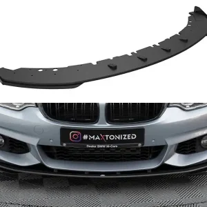 BMW řada 4 F32 M-Pack Coupe, "Street Pro" spoiler pod přední nárazník s křidélky, Maxton design Expresní Doručení