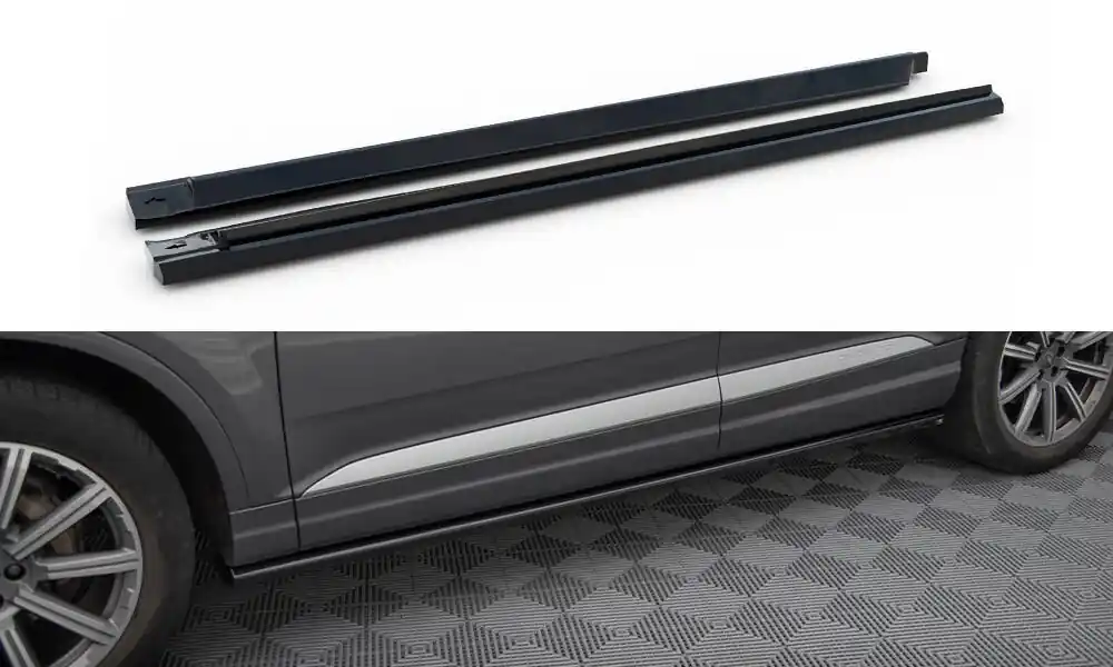 Audi Q7 Mk2, difuzory pod boční prahy, Maxton design Akční Nabídka