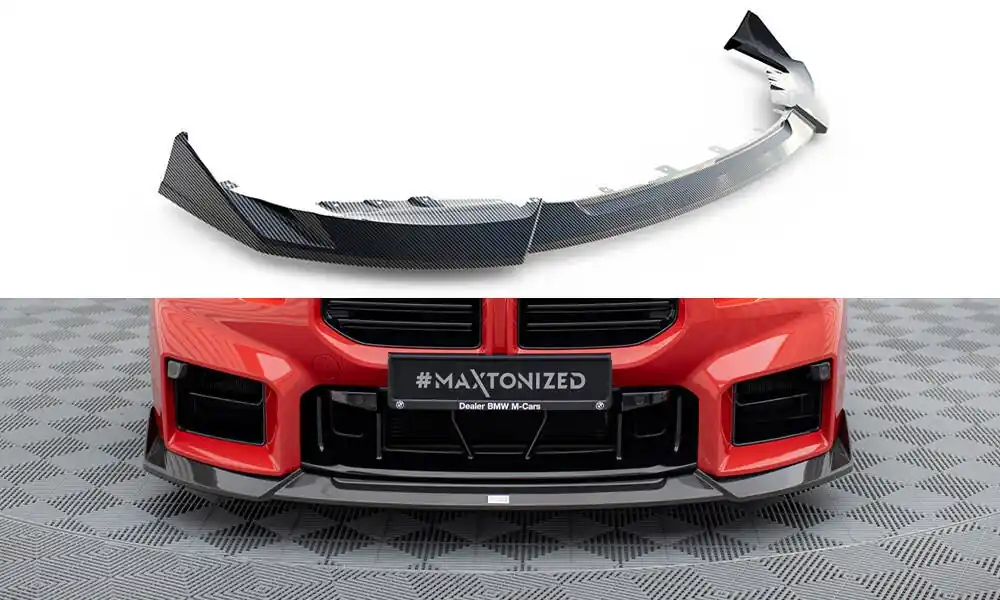 BMW M2 G87, karbonový spoiler pod přední nárazník, Maxton Design Finální Výprodej