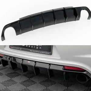 Cenový Hit Volkswagen Scirocco R Mk3, vložka zadního nárazníku, Maxton design