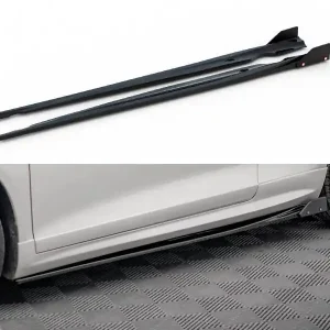 Levný Volkswagen Scirocco R Mk3, difuzory pod boční prahy s křidélky ver.2, Maxton design