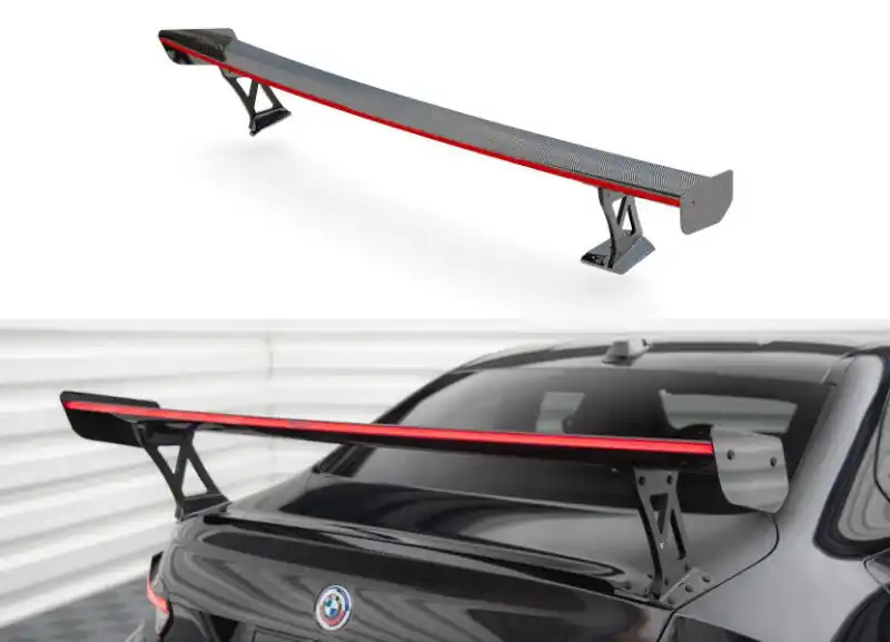 Zlevněný BMW M2 G87, karbonové zadní křídlo s LED světlem, Maxton Design