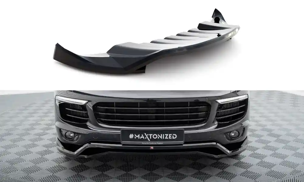 Jen Po Omezenou Doba Porsche Cayenne Mk2 Facelift, spoiler pod přední nárazník, Maxton design
