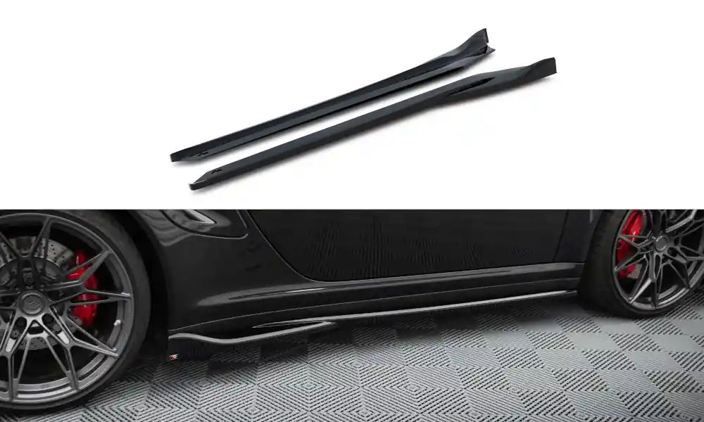 Bezpečná Platba Porsche 911 997 Turbo, difuzory pod boční prahy, Maxton design