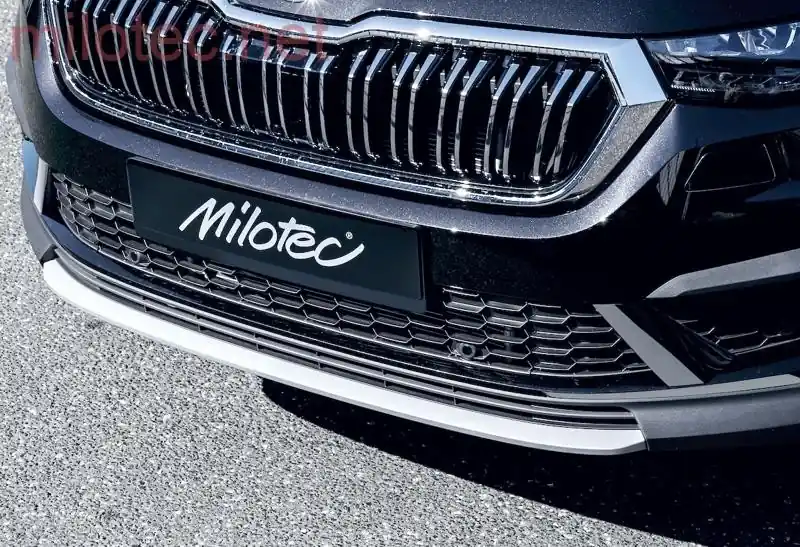 Speciální Cena Kodiaq Facelift 2021–› Díly do předního nárazníku černý lesk