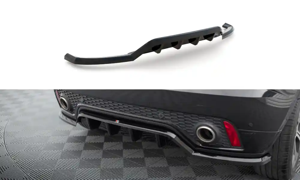 Nejlepší Cena Jaguar E-Pace Mk1 R-Dynamic, středový spoiler pod zadní nárazník s žebrováním, Maxton Design