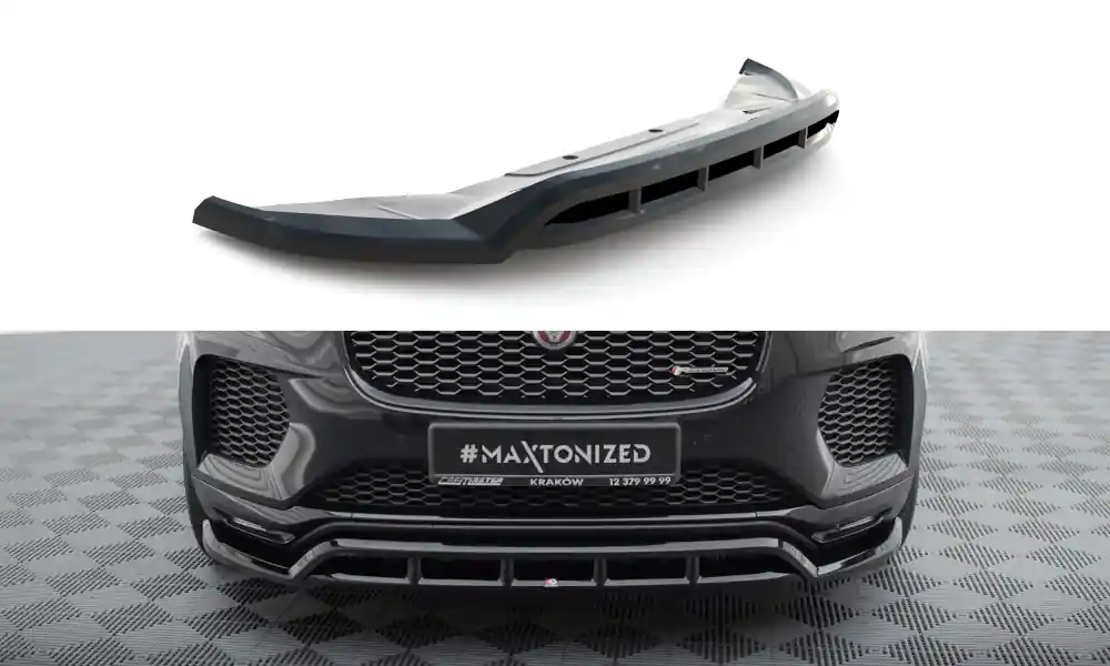 Autentický Jaguar E-Pace Mk1 R-Dynamic, spoiler pod přední nárazník, Maxton Design