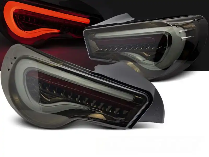 Must-Have TOYOTA GT86 12-21 - zadní LED BAR světla černá kouřová SEQ