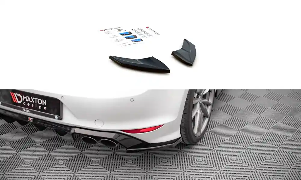Odeslání Ihned Volkswagen Golf R Mk7, boční difuzory pod zadní nárazník ver.4, Maxton design