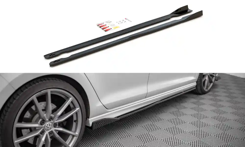 Volkswagen Golf R Mk7, difuzory pod boční prahy ver. 2, Maxton design Výhodná Nabídka