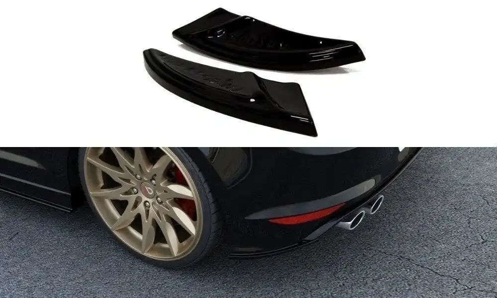 Sezónní Sleva Volkswagen Golf R Mk7, boční difuzory pod zadní nárazník, Maxton design