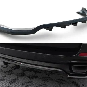 BMW X5M F15 M-Pack, středový spoiler pod zadní nárazník s žebrováním, Maxton design Sezónní Sleva