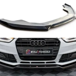 Audi A4 B8 Competition Facelift Avant, spoiler pod přední nárazník ver.2, Maxton Design Omezená Nabídka
