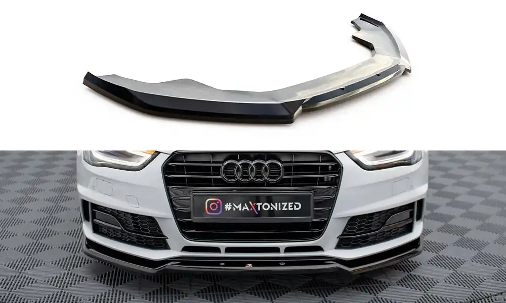 Audi A4 B8 Competition Facelift Avant, spoiler pod přední nárazník ver.2, Maxton Design Omezená Nabídka