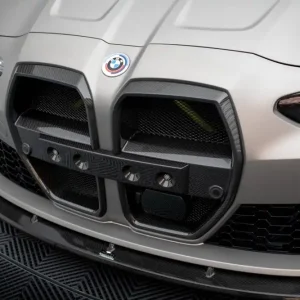BMW M4 G82 / M3 G80, karbonová sportovní maska chladiče, pro vozy s ACC senzorem, Maxton Design Rychlé Dodání
