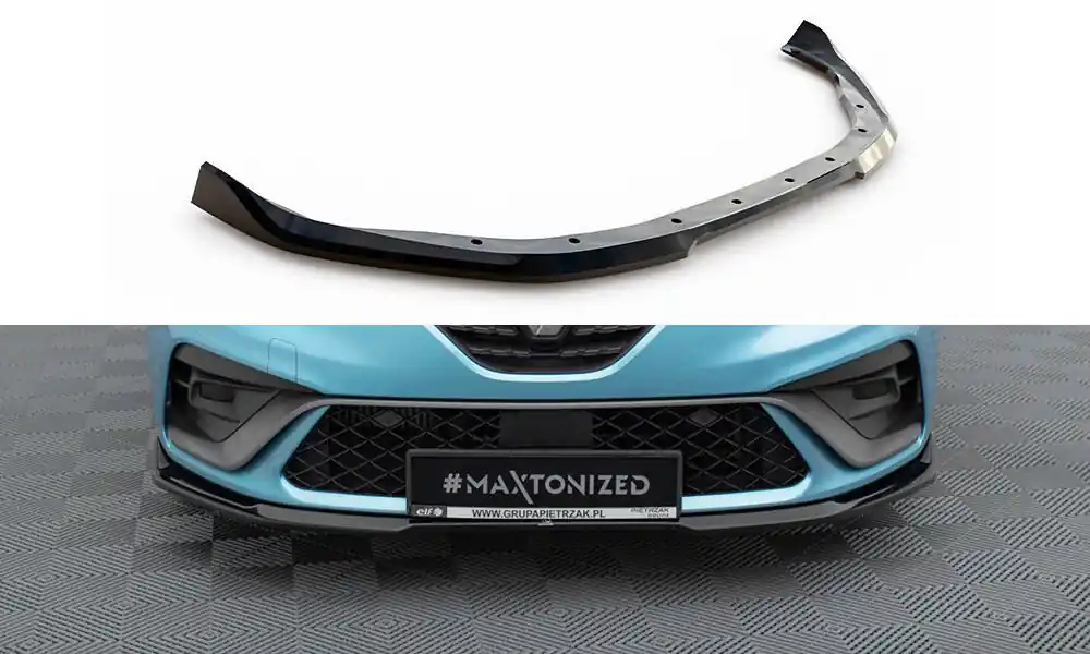 Renault Clio Mk5 R.S. Line, spoiler pod přední nárazník, Maxton Design Finální Výprodej