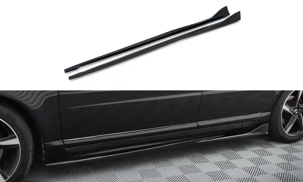 Nová Kolekce Volvo S80 Mk2, difuzory pod boční prahy, Maxton design
