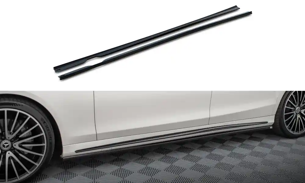 Cenový Hit Mercedes třída S W222 AMG-Line Facelift, difuzory pod boční prahy, Maxton design