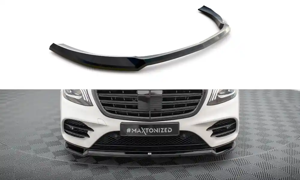 Mercedes třída S W222 AMG-Line Facelift, spoiler pod přední nárazník, Maxton design Omezená Nabídka