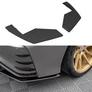 Nová Kolekce Nissan 370Z Nismo, "Street Pro" boční difuzory pod zadní nárazník, plast ABS bez povrchové úpravy, Maxton Design