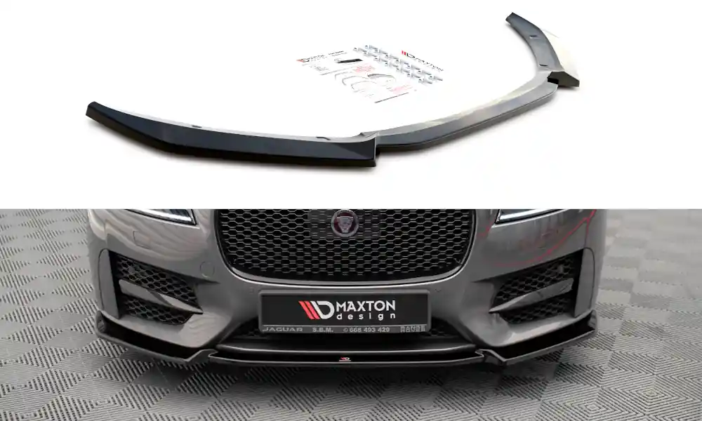 Jen Po Omezenou Doba Jaguar XF Mk2 /R-Sport, spoiler pod přední nárazník ver.2, Maxton Design