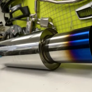 Sportovní univerzální výfuk ve stylu HKS nerez 102mm Titan Poslední Šance