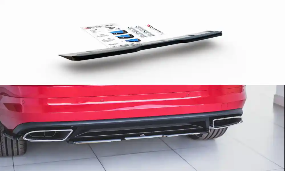 Oblíbený Škoda Kodiaq RS, , středový spoiler zadního nárazníku, Maxton Design