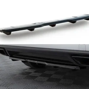 Zlevněný Škoda Kodiaq RS včetně FACELIFT, středový spoiler pod zadní nárazník s žebrováním, Maxton Design