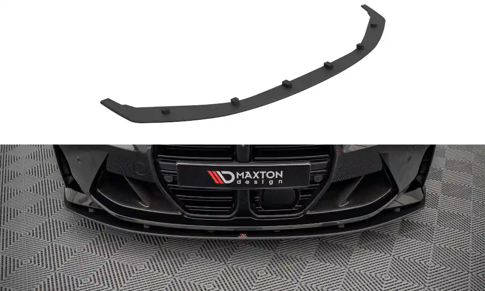 BMW řada M3 G80, "Street Pro" spoiler pod přední nárazník, plast ABS bez povrchové úpravy, Maxton design Omezená Nabídka