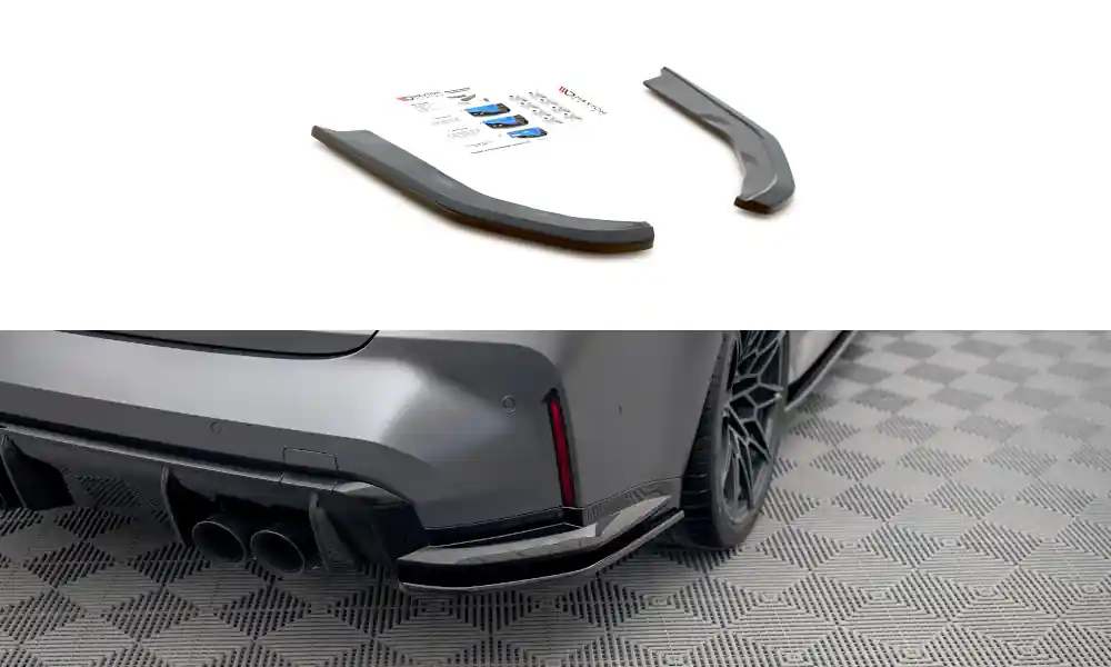 Nejlepší Volba BMW řada M3 G80, boční difuzory pod zadní nárazník ver.2, Maxton design