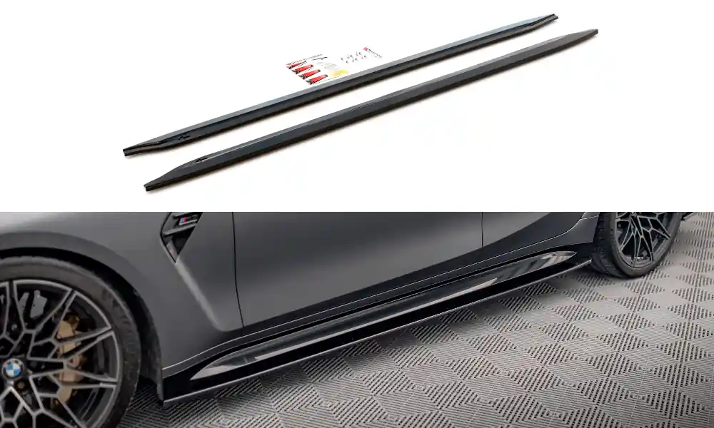 BMW řada M3 G80, difuzory pod boční prahy, Maxton design Vrácení Zdarma