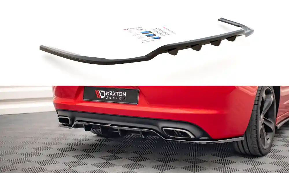 Jen Po Omezenou Doba Dodge Charger Mk7 Facelift /RT, středový spoiler pod zadní nárazník s žebrováním, Maxton design