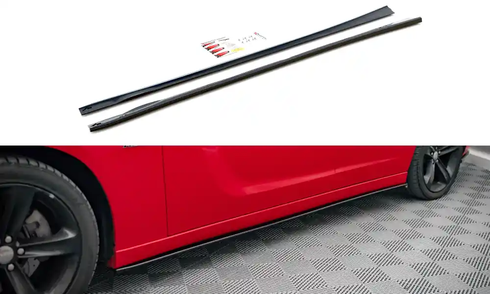 Dodge Charger Mk7 Facelift /RT, difuzory pod boční prahy, Maxton design Poslední Šance