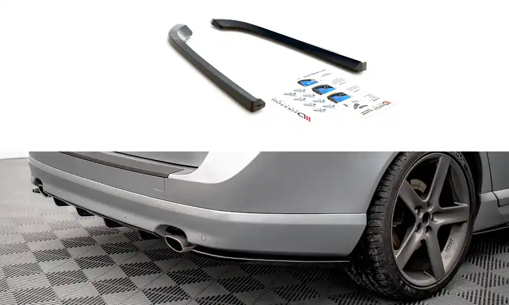 Volvo V70 Mk3, boční difuzory pod zadní nárazník, Maxton Design Poslední Šance